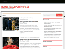 Tablet Screenshot of homesteadsporthorses.com